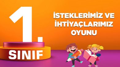 1. sınıf isteklerimiz ve ihtiyaçlarımız oyunu