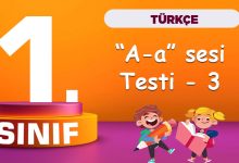 1. Sınıf A Sesi Testi - 3