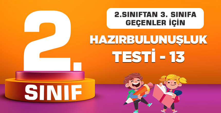 2. Sınıf Hazırbulunuşluk Testi 13