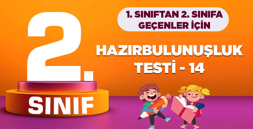 2. Sınıf Hazırbulunuşluk Testi 14