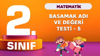 2. Sınıf Matematik Basamak Adı ve Basamak Değeri Testi-5