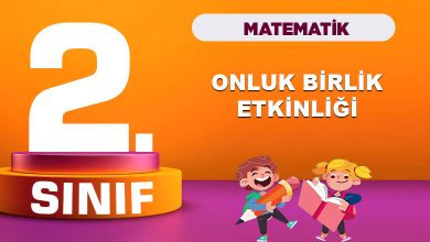 2. Sınıf Matematik Onluk Birlik Etkinliği
