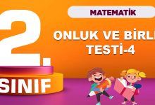 2. Sınıf Matematik Onluk ve Birlik Testi 4