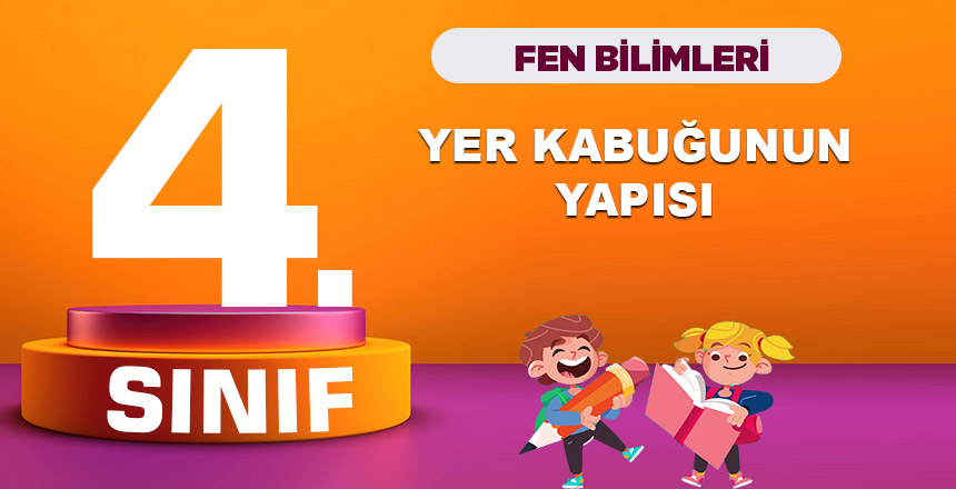 4. Sınıf Fen Bilimleri Yer Kabuğunun Yapısı Testi