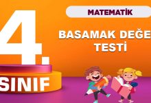 4. Sınıf Matematik Basamak Değeri Testi