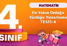 En Yakın Onluğa Yüzlüğe Yuvarlama