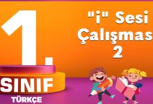 1. Sınıf Türkçe "i" Sesi Çalışması-2