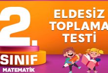 2. Sınıf Matematik Eldesiz Toplam Testi