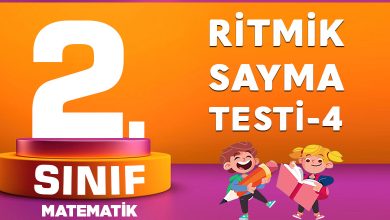 2. Sınıf Matematik Ritmik Sayma Testi-4