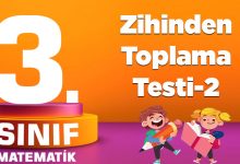 3. Sınıf Zihinden Toplama Testi-2