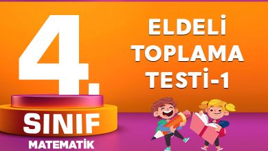 4. Sınıf Matematik Eldeli Toplama Testi-1