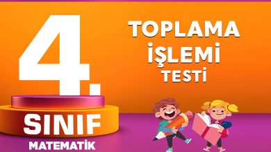 4. Sınıf Matematik Toplama İşlemi Testi