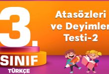Atasözleri ve Deyimler Testi-2