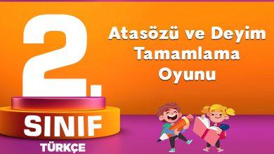 Atasözü ve Deyim Tamamlama Oyunu