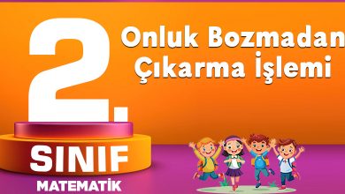 Onluk Bozmadan Çıkarma İşlemi
