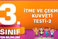 3. Sınıf İtme ve Çekme Kuvveti Testi-2