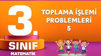 3.SINIF TOPLAMA İŞLEMİ PROBLEMLERİ