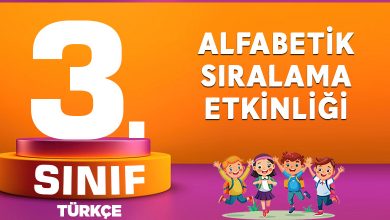 Alfabetik Sıralama Etkinliği