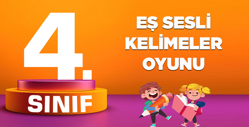 EŞ SESLİ KELİMELER OYUNU
