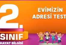 Evimizin Adresi Testi