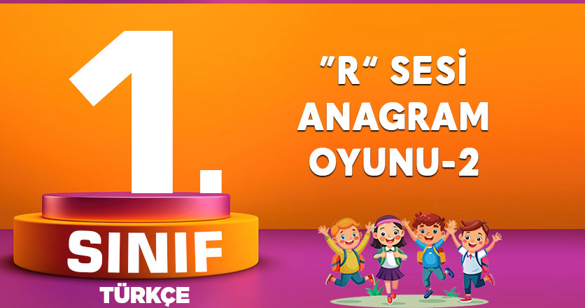 R SESİ ANAGRAM OYUNU