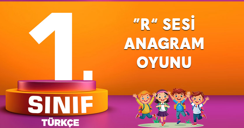 R SESİ ANAGRAM OYUNU