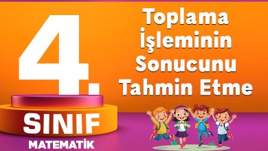 Toplama İşleminin Sonucunu Tahmin Etme