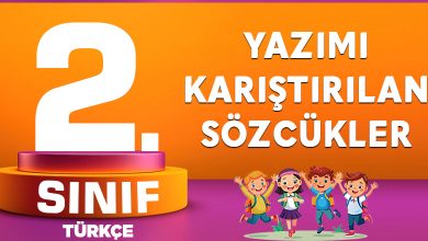 YAZIMI KARIŞTIRILAN SÖZCÜKLER