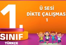 1.SINIF Ü SESİ DİKTE ÇALIŞMASI-1