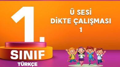 1.SINIF Ü SESİ DİKTE ÇALIŞMASI-1