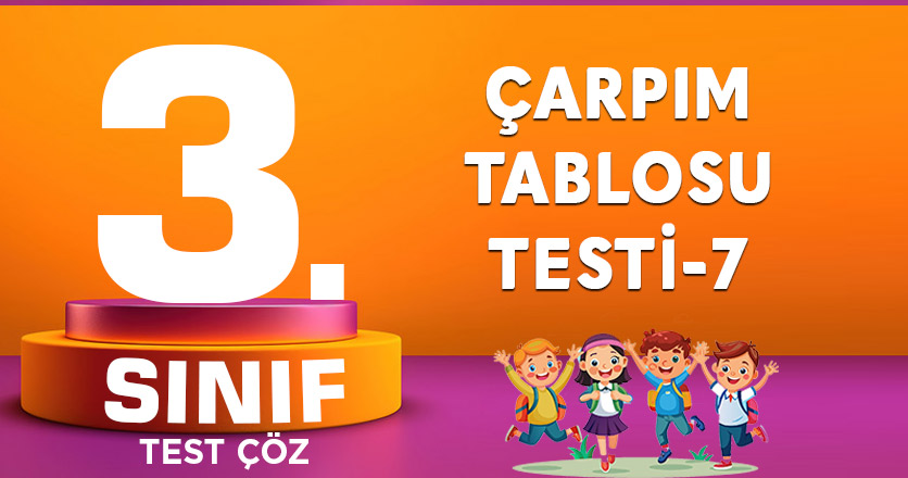 ÇARPIM TABLOSU TESTİ-7