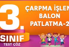 ÇARPMA İŞLEMİ BALON PATLATMA-2