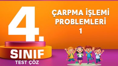 ÇARPMA İŞLEMİ PROBLEMLERİ-1