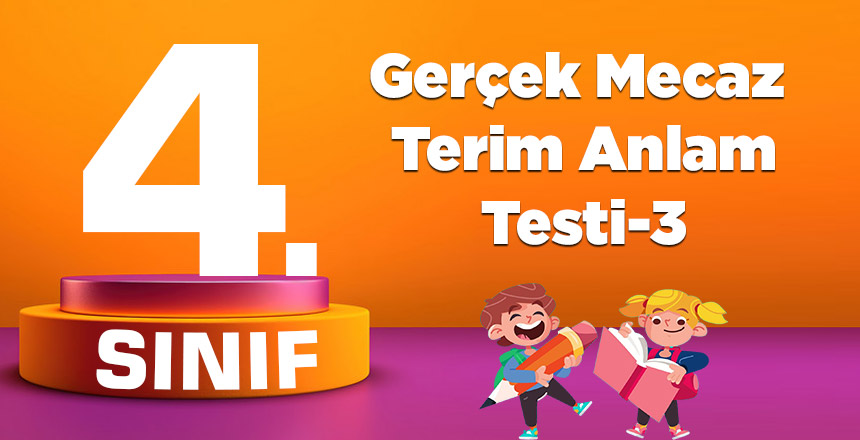 Gerçek Mecaz Terim Anlam Testi-3