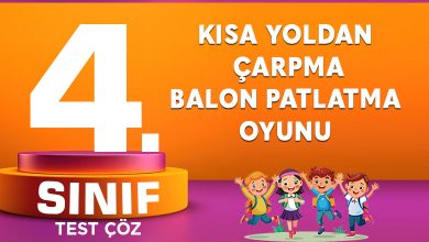 KISA YOLDAN ÇARPMA BALON PATLATMA OYUNU