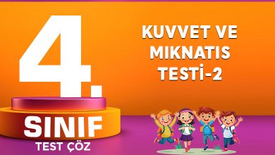 KUVVET VE MIKNATIS TESTİ-2