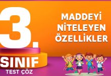 MADDEYİ NİTELEYEN ÖZELLİKLER