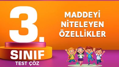 MADDEYİ NİTELEYEN ÖZELLİKLER