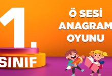 Ö SESİ ANAGRAM OYUNU