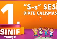 S SESİ DİKTE ÇALIŞMASI