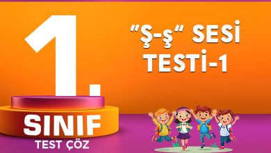 Ş SESİ TESTİ-1