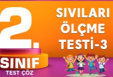 Sıvı Ölçme Testi-3