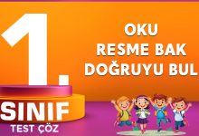 1. SINIF OKU RESME BAK DOĞRUYU BUL TESTİ