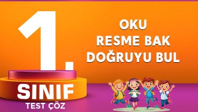 1. SINIF OKU RESME BAK DOĞRUYU BUL TESTİ