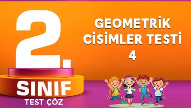 2.SINIF GEOMETRİK CİSİMLER TESTİ-4