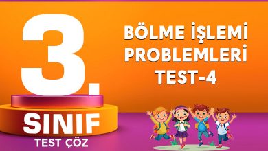 BÖLME İŞLEMİ PROBLEMLERİ TEST-4