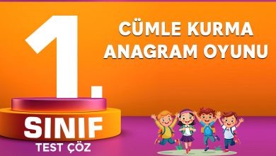 CÜMLE KURMA ANAGRAM OYUNU