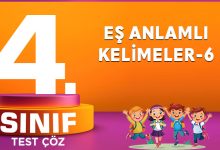 EŞ ANLAMLI KELİMELER-6