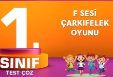 F SESİ ÇARKIFELEK OYUNU