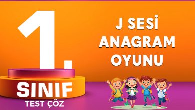 J SESİ ANAGRAM OYUNU